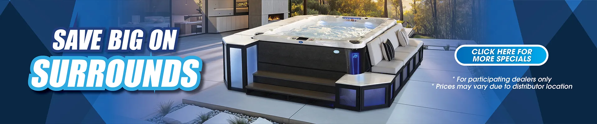 Calspas hot tub being used in a family setting - Camarillo